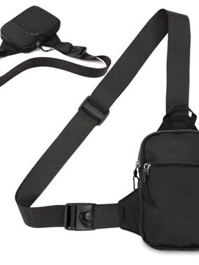 🆕 Mini Crossbody Chest Bag Sling Bag for Women Men,Small Cross Body Bag Sport